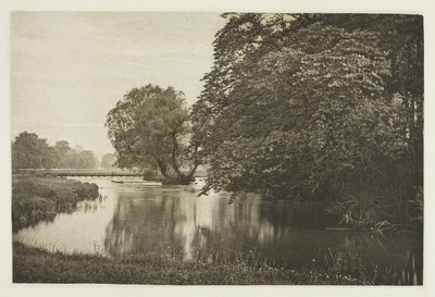 クロウ・アイランド・ストリーム、ワイ川 作： Peter Henry Emerson
