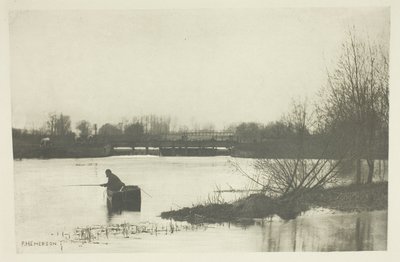 フィールドズ堰、ライ・ハウス近郊 作： Peter Henry Emerson