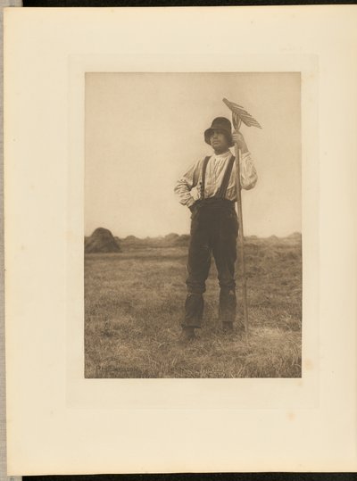 熊手付きヘイメーカー[ノーフォーク] 作： Peter Henry Emerson