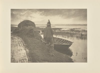 シュフ・スタッフをカットするマーシュマン 作： Peter Henry Emerson