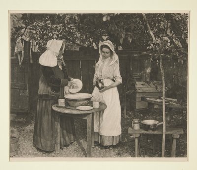 ペック夫人とメアリー・クリテン 作： Peter Henry Emerson