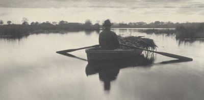 シューフトを漕いで帰る1886年（写真） 作： ピーター・ヘンリー・エマーソン