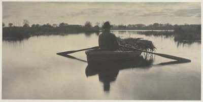 シューフ・スタッフを家に漕ぎ出す 作： Peter Henry Emerson