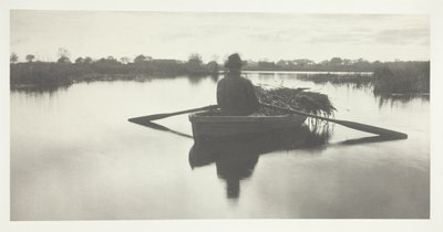 シュフ・スタッフを漕ぎ帰す 作： Peter Henry Emerson