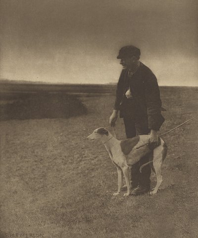 密猟者 - 見えるウサギ。[サフォーク] 作： Peter Henry Emerson