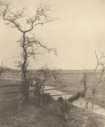 小枝カッター 作： Peter Henry Emerson