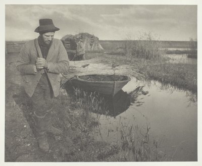 葦の牽引 作： Peter Henry Emerson