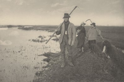 沼地から帰宅 作： Peter Henry Emerson and T.F. Goodall