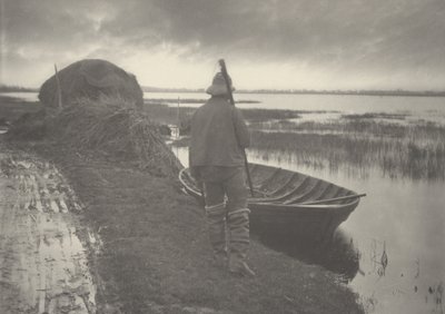 マーシュマンはスクーフのものをカットするつもりです 作： Peter Henry Emerson and T.F. Goodall
