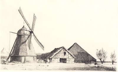 ミルとレンガ工場 作： Peter Vilhelm Ilsted
