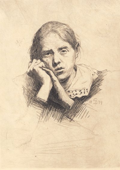 私の妻の肖像 作： Peter Vilhelm Ilsted