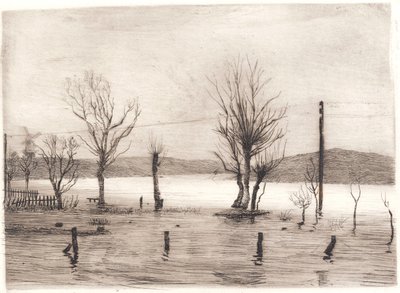 Tyreholm の冬の風景 作： Peter Vilhelm Ilsted