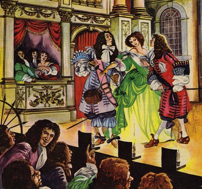 ウィリアム・ウィッチャーリーの田舎の妻を見ている聴衆 作： Peter Jackson