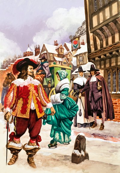 17世紀のロンドンのキャバリア 作： Peter Jackson