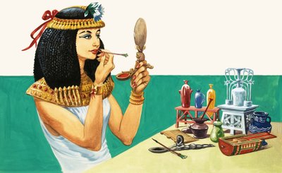 古代エジプトでのドレスアップとメイクアップ 作： Peter Jackson