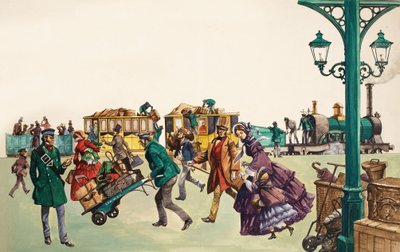 むかしむかし... 100年前の鉄道駅 作： Peter Jackson
