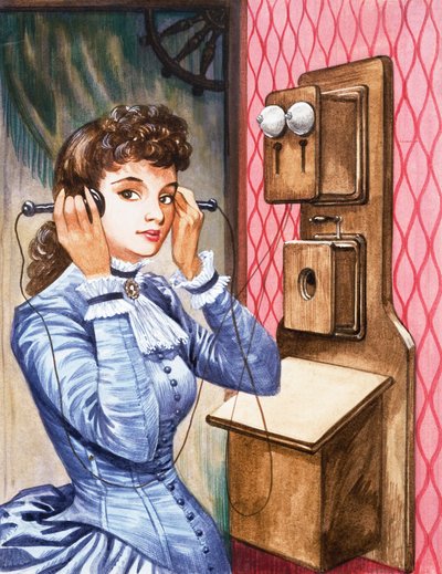 むかしむかし... 100年前のコミュニケーション。初期の電話 作： Peter Jackson