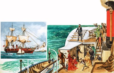 むかしむかし... 100年前の客船 作： Peter Jackson