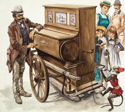 オルガングラインダーとサル 作： Peter Jackson