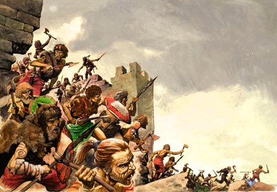 ピクト戦士がイギリスに侵入 作： Peter Jackson