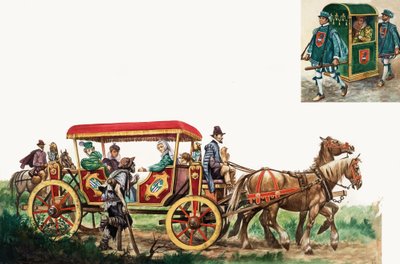 公共交通機関：馬、馬車、セダンの椅子 作： Peter Jackson