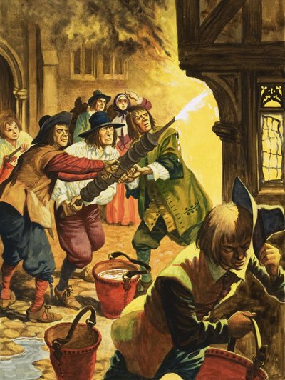 1666年のロンドンの大火 作： Peter Jackson