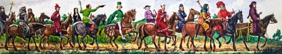 英国の素晴らしい物語：詩人チョーサーと巡礼者 作： Peter Jackson