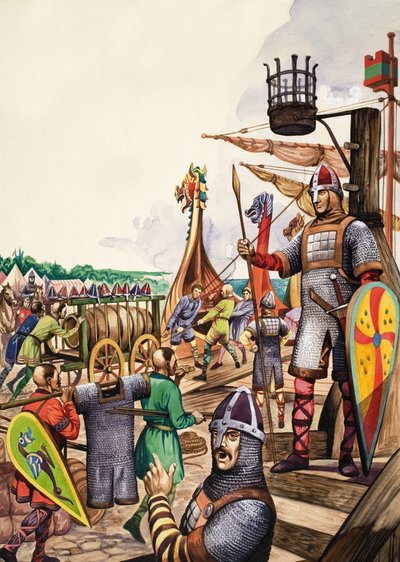 英国の素晴らしい物語：サクソン人の戦士とノーマンの侵略者 作： Peter Jackson