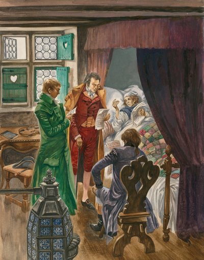 1791年のウィーンでのモーツァルトの死はわずか35歳 作： Peter Jackson