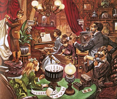 自宅でのビクトリア朝の家族 作： Peter Jackson