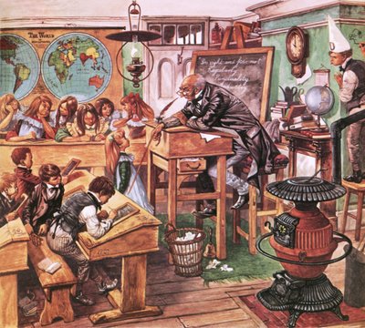 ビクトリア朝の学校の部屋 作： Peter Jackson