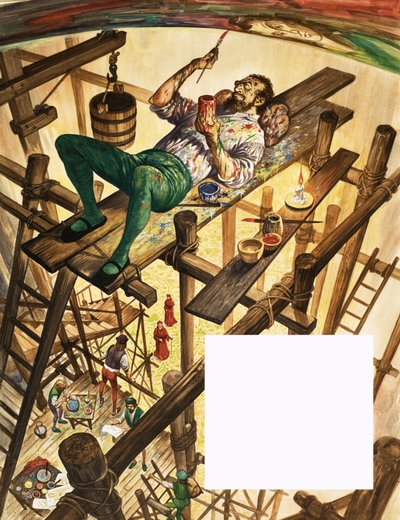 若い頃：ミケランジェロ 作： Peter Jackson
