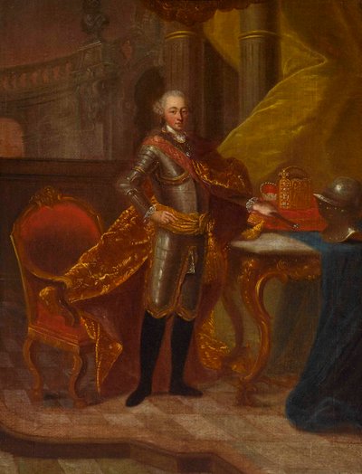 伯爵夫人の肖像チャールズセオドア1724-1799年、バイエルン選挙人。 作： Peter Jacob Horemans