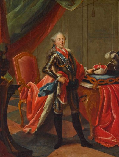 マクシミリアン3世ジョセフ1727-1777、バイエルン選挙人の肖像。 作： Peter Jacob Horemans