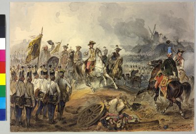 第一次連合戦争1.3.1793.カール・オルデンホーフェンの戦い 1793年 作： Peter Johann Nepomuk Geiger