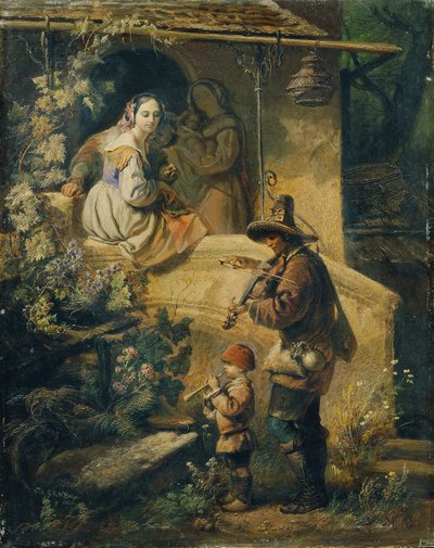 Idylle (イタリアの物乞い音楽家) 作： Peter Johann Nepomuk Geiger