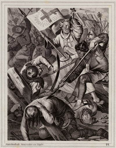人民十字軍を率いる隠者ペテロ 作： Peter Johann Nepomuk Geiger