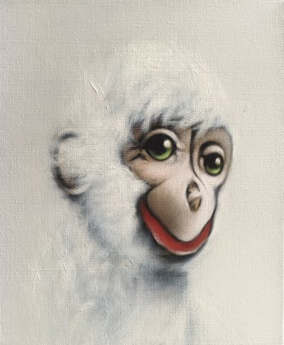 白衣の猿, 2005 作： Peter Jones