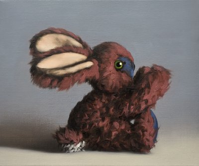 ピンクバニー、2017年 作： Peter Jones