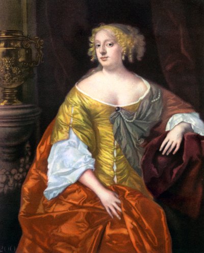 アンディグビー、サザーランド伯爵夫人、1660年代。 作： Peter Lely