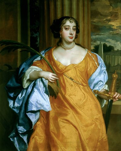 バーバラヴィリエ、クリーブランド公爵夫人、アレキサンドリアの聖カタリナ、1665-70年 作： Peter Lely