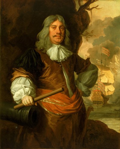 コルネリス・ファン・トロンプ（1629-1691） 1675年頃 油彩・カンヴァス 作： Peter Lely