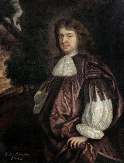 エドワードハイド、クラレンドン伯爵、1667年頃 作： Peter Lely