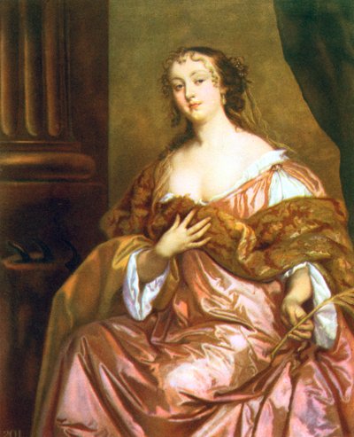 エリザベスハミルトン、グラモン伯爵夫人、1660年代。 作： Peter Lely