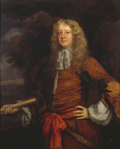 ローストフトの旗手ジョージ・エイスキュー提督(1646-1671) 作： Peter Lely