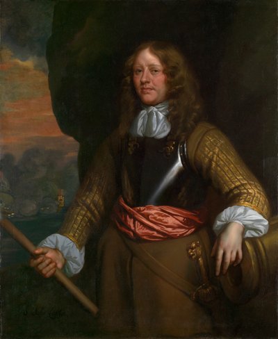 ローストフトの旗手たちジョン・ローソン提督（1665年没） 作： Peter Lely