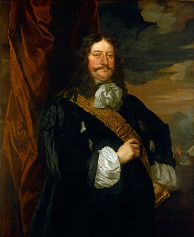 ローストフトの旗手：トーマス・テッドマン副提督（1620～1668年） 作： Peter Lely