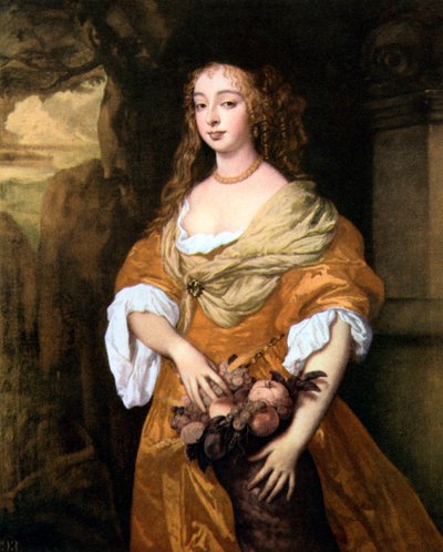 ジェーンニーダム、ミドルトン夫人、1666年 作： Peter Lely