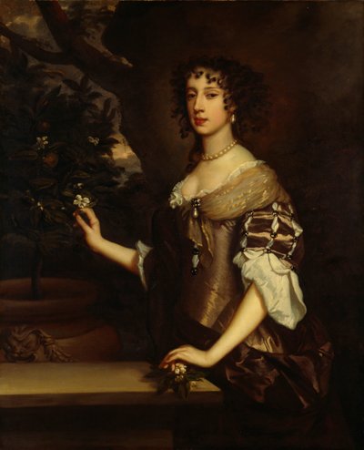 モデナのメアリー、ジェームズ2世の王妃、c1773-1680 作： Peter Lely