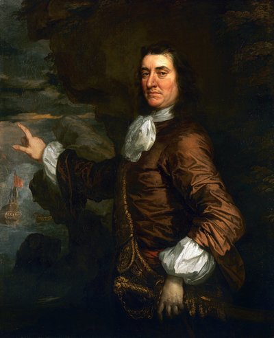 トーマス・アリン提督の肖像 作： Peter Lely